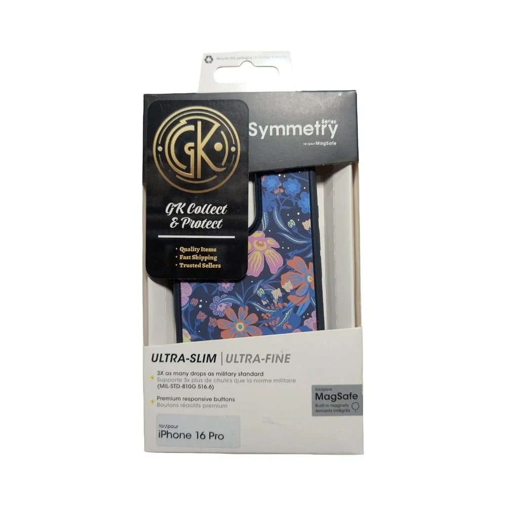 N6-N OtterBox Symmetry+‎ MagSafe Case For Apple iPhone 16 Pro - Fairy Fauna